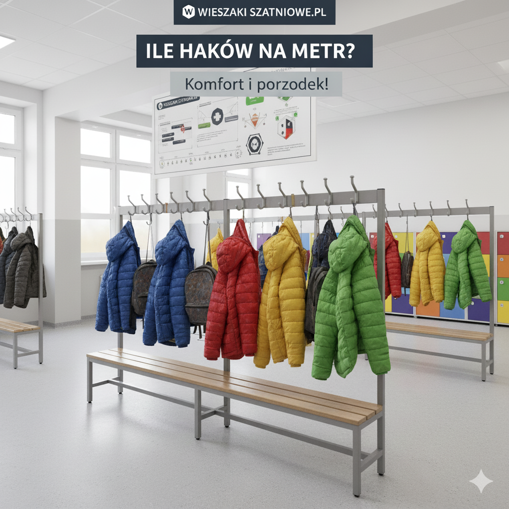 Ile haczyków na metr wieszaka, by zapewnić porządek? Poradnik producenta.