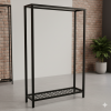 Wieszak Metalowy Kwadratowy 150cm