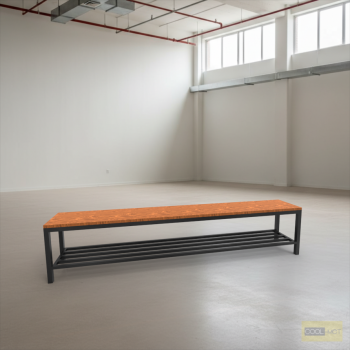 Ławka korytarzowa z półka na buty