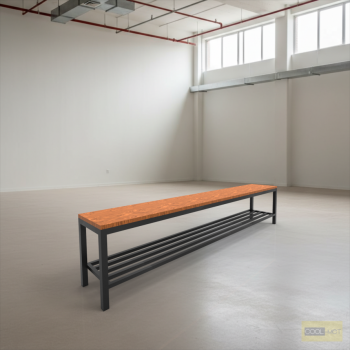 Ławka korytarzowa z półka na buty