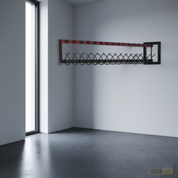 Wieszak ścienny obrotowy ramowy